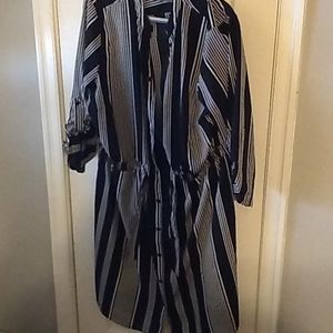 Black and white striped